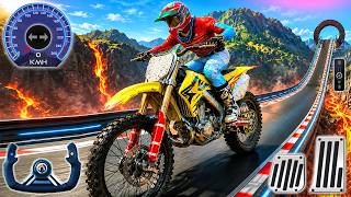 Impossible Bike Tracks | Mega Ramp Challenge - Android GamePlay screenshot 5