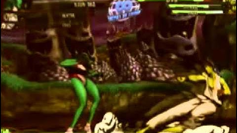 Marvel vs Capcom 3 PS3 Spiderman Shadow Mode effects by Adobe After Effects