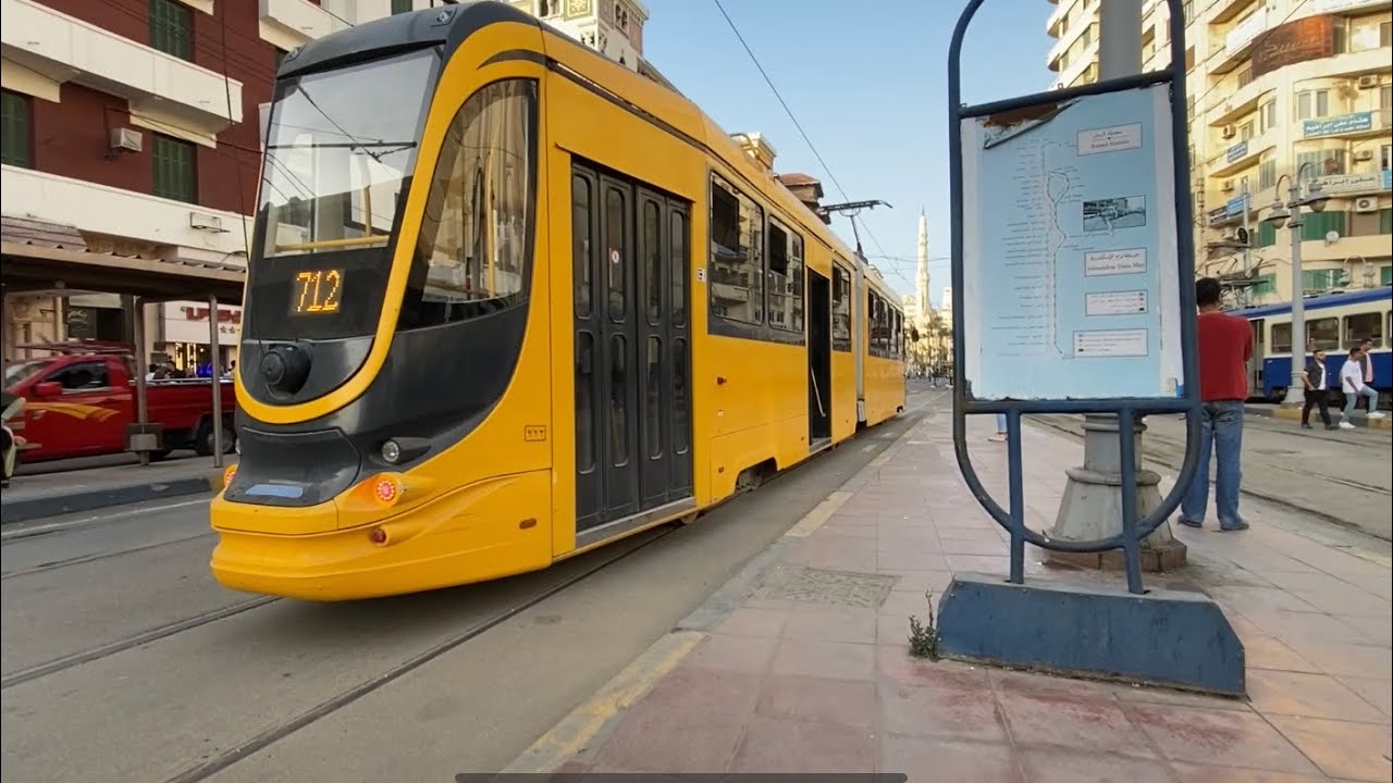Alexandria Egypt 🇪🇬 Old Tram Lines | The new multi-million dollar tramcar upgrade from Ukraine