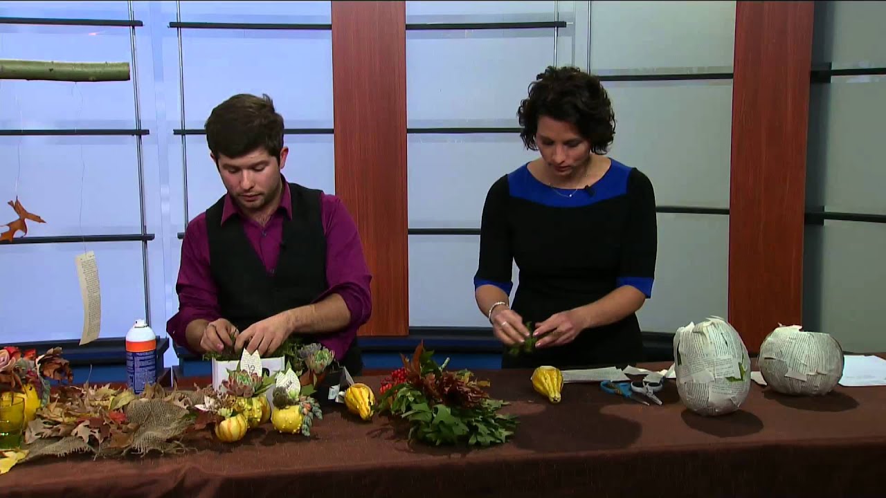Thanksgiving Table Decor - CTV Edmonton (Oct. 1, 2012)