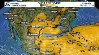 Saharan Dust Making A Comeback Kens 5 Weather Impact Forecast