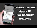 Apple ID Locked? How to Fix Apple ID Locked for Security Reasons, Unlock Apple ID