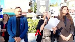 RÖPORTAJ I 25 KASIM KADINA ŞİDDETLE MÜCADELE GÜNÜ-CHP İNCİRLİOVA I AYYILDIZ AYDIN HABER 