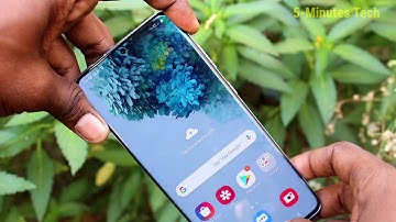 How to set alarm in Samsung Galaxy S20 Plus