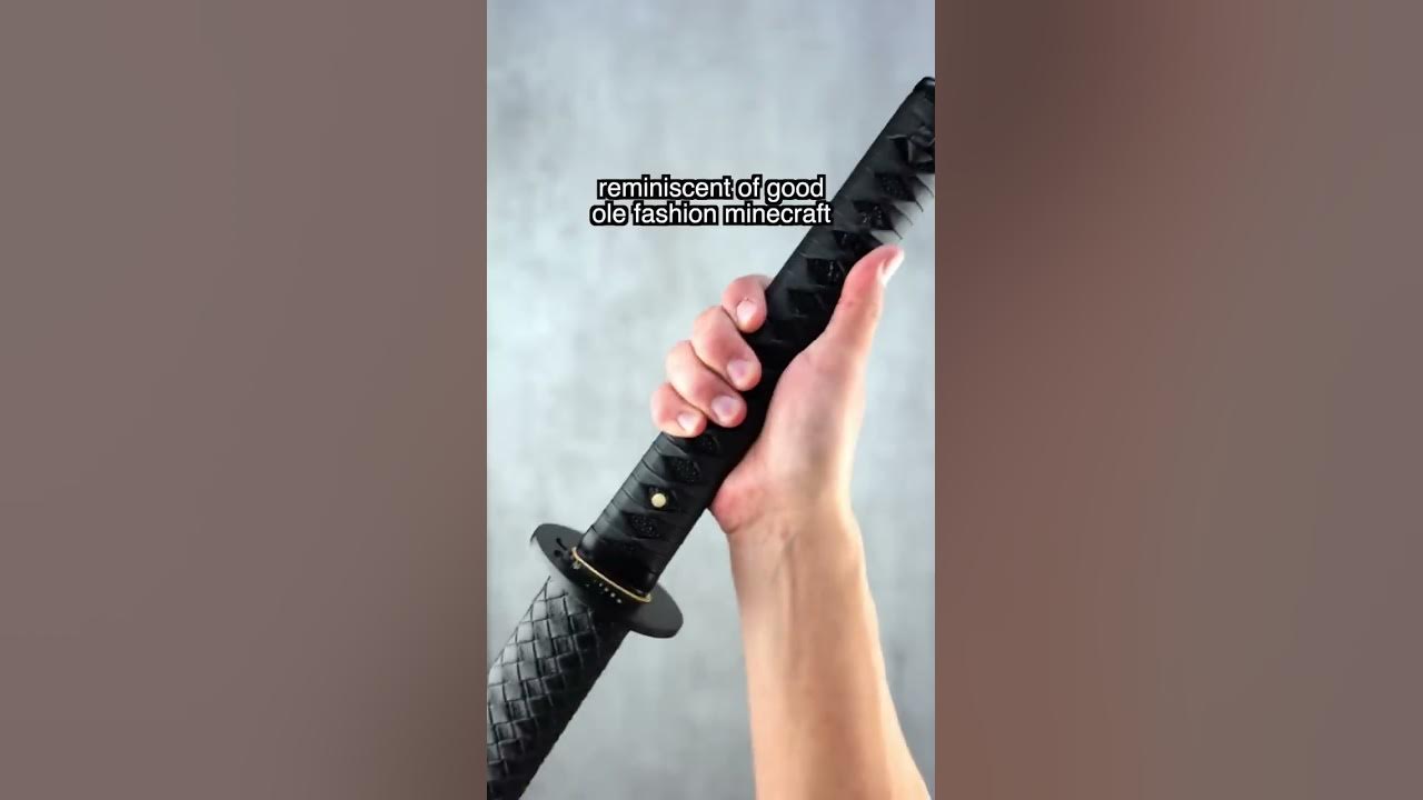 We Made a BEAUTIFUL Obsidian Katana!!