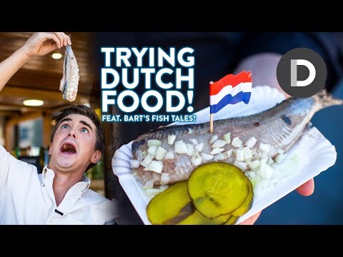 DUTCH FOOD TOUR! Trying Dutch Street Food!