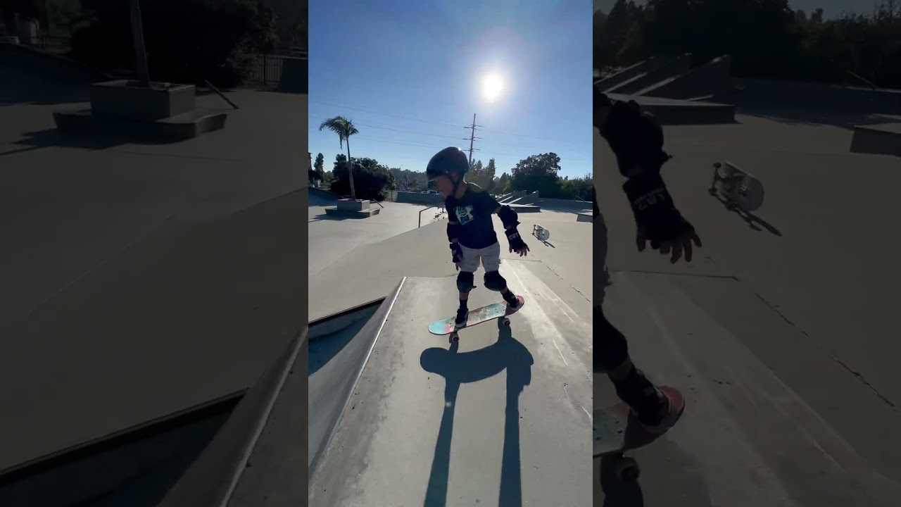 Scariest Roll In At The Skatepark! 