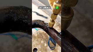 Gas leakage 🫧🧑🔧✅ section line gas leakage minor Kaise kholte h Dekhiye #gas #gasleakage