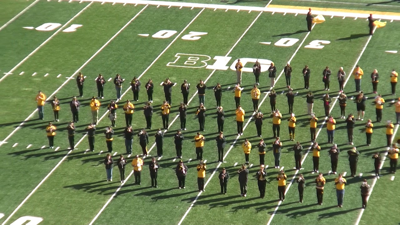 University of Iowa Alumni Band Pregame Performance 2018