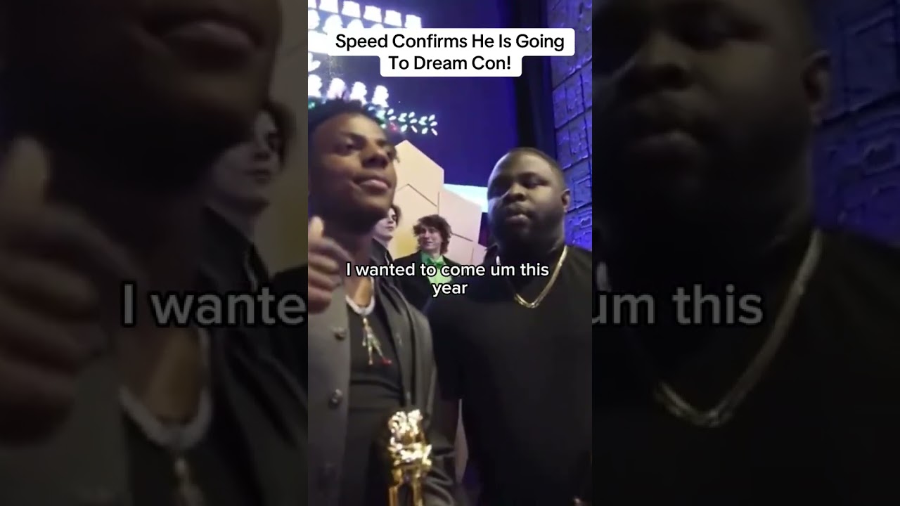 IShowSpeed Confirms He's Attending Dream Con with RDC!