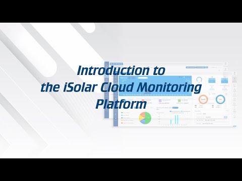 Introduction to the iSolar Cloud Monitoring Platform - 2022 Online Seminar
