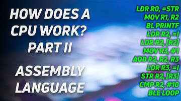 How Does A CPU Work? - Part 2 - Assembly Language