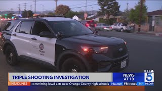 Three teens shot in Sun Valley, gunman at large