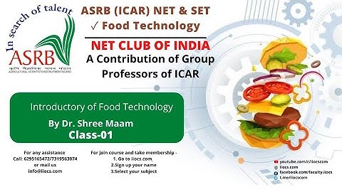 Introduction to Food Technology