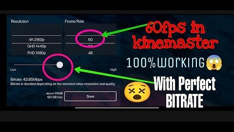 How to export 60fps video in Kinemaster | with Perfect BITRATE | in Tamil