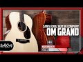 The OM Grand from Santa Cruz Guitar Company - Stunning Walnut Back &amp; Sides! | 4k Video