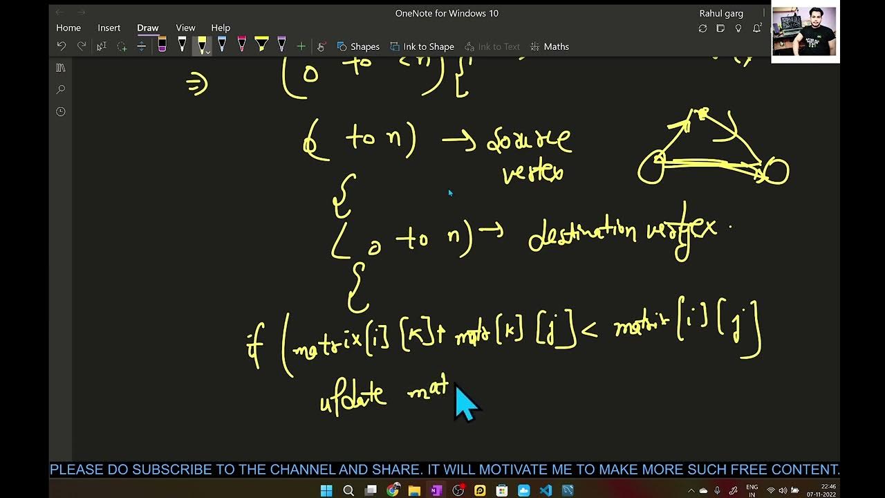 Floyd warshall easiest solution problem of the day geeksforgeeks 