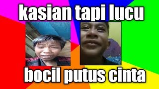 Putus cinta memang sakit cuy.ekpresi lucu bocil putus cinta