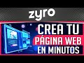 ¡Crea un sitio web impresionante en minutos con Zyro! - Dostin Hurtado