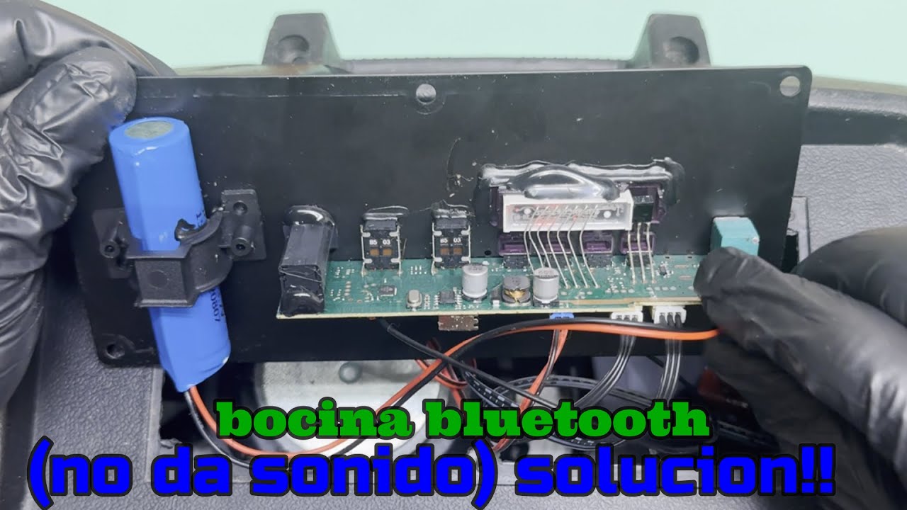 como reparar bocinas bluetooth no da audio -no da sonido- no se escucha (bosinas portables)