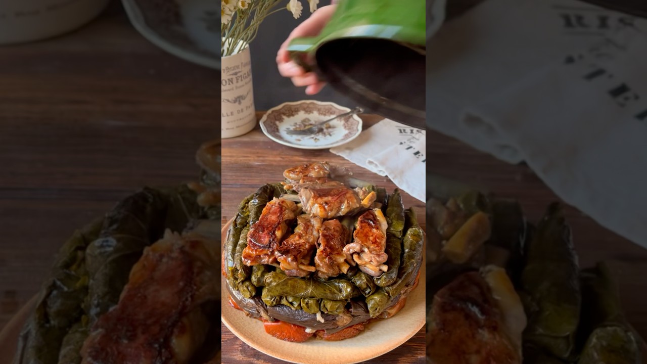 Kaburgalı kuru dolma Kaburgalı kuru dolma