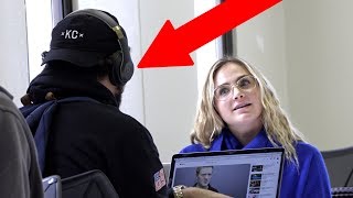 WATCHING EMBARRASSING VIDEOS IN THE LIBRARY PRANK!!