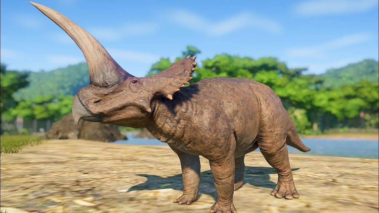 Novo Herbívoro Gigantoceratops Jurassic World Evolution 🌎
