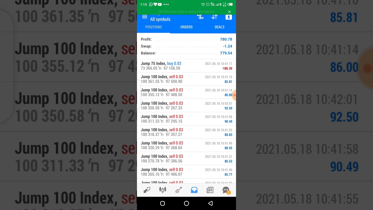 Another secret you need to know about the JUMP Index and Deriv