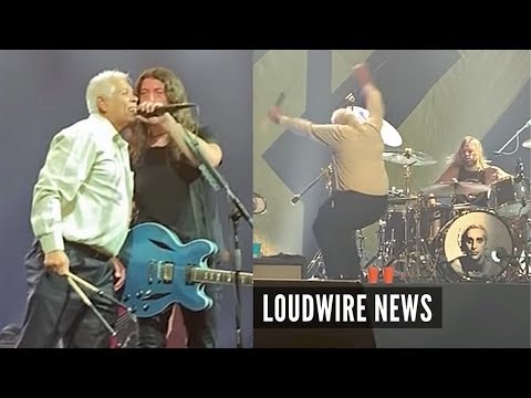 World's Drunkest Man Invades Foo Fighters Stage, Almost Crashes Into Drum Kit