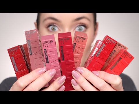 Video: Maybelline Super Stay Lip Color # 790 Recenze