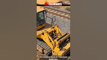 2a This Is How U.S. Railroads Stay Smooth! Ballast Tamper in Action 🛤️🇺🇸