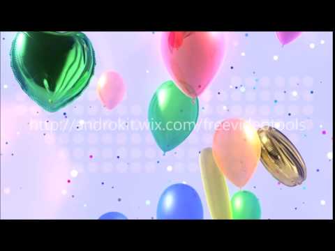 Free Video Loops - Party Ballons
