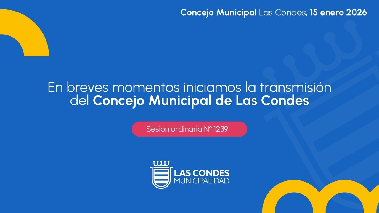 Concejo municipal, Sesión 1239  15-01-2026