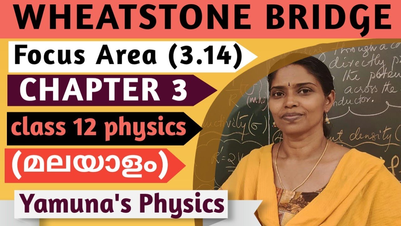 FOCUS AREA( 3.14): WHEATSTONE BRIDGE : CLASS 12 PHYSICS : CHAPTER 3 ...