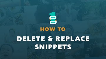 HOW TO DELETE & REPLACE  SNIPPETS IN 1SE | ANDROID