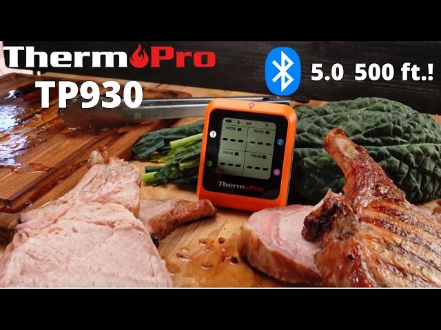 ThermoPro TP25 650FT Bluetooth Meat Thermometer with 4-Probes, Smart  Rechargeable Wireless 
