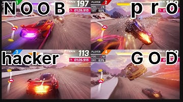 Asphalt 9 legends noob vs pro vs hacker vs god