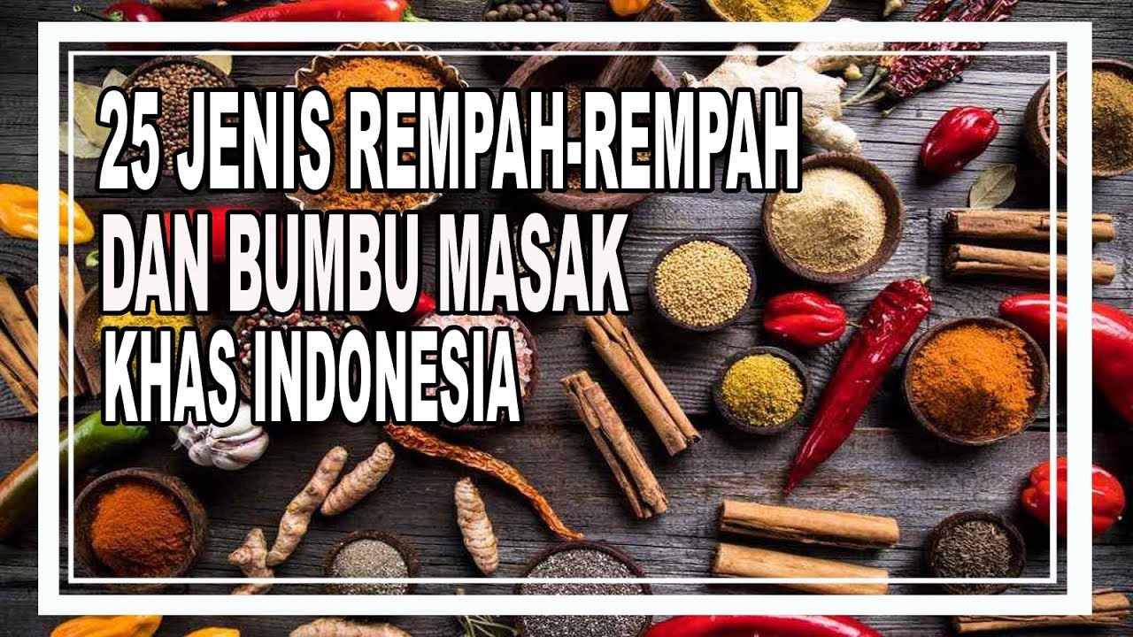 Aneka Bumbu Masak Khas Indonesia 