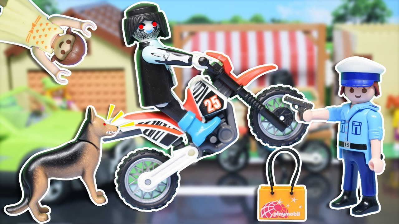 الحرامي ركب المتوسيكل و سرق الشنطة - عائلة ساندي - قصص اطفال