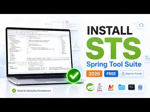 Install Spring Tool Suite (STS) on Windows (2026) | Step-by-Step Guide