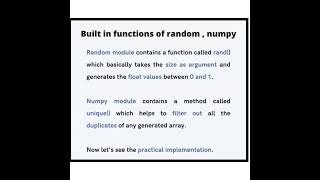 Python's NumPy (Part - 3) #shorts #shortsfeed