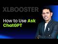 How to Use Ask ChatGPT in Excel  XLBooster AI Assistant Tool
