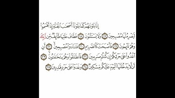 سورة القلم 3 القسم الثالث تكرار كيفي من .. إنا بلوناهم كما بلونا .. إلى .. وغدوا على حرد قادرين