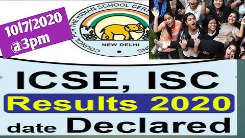 10th ICSE Results official website 2020 |12th ISC Results Date 2020| Council Board OFFICIAL WEBSITE