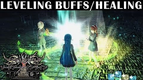 Leveling SAO Buffs/Healing - Accel World vs Sword Art Online