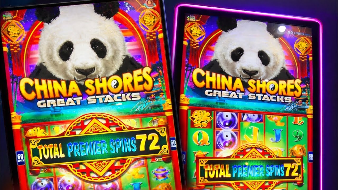 72 total premier spins! Re-triggers! China Shores Great Stacks Illinois Bar Slots slot machine bonus