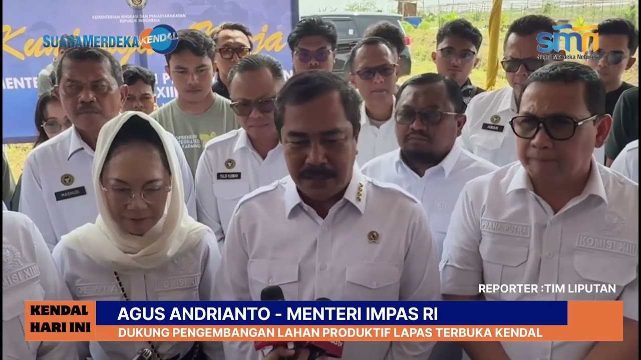 Kunjungan Menteri Impas ke Lapas Terbuka, Dukung Pengembangan Lahan Produktif Lapas Terbuka Kendal