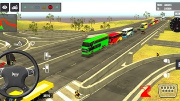 Indonesia Coach bus driving | Euro bus simulator 2025 Android gameplay part-231