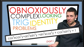 Obnoxiously Complex Looking Trig Identity Problems (Proving Trigonometric Identities Examples)