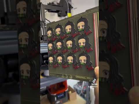 3D printed Démon Slayer keychains
